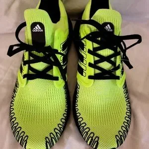 Adidas UltraBoost 20 Men’s 9.5 Running Shoes Signal Black Neon Green Volt m_6233e06f93649f209ce28e83.jpg main image 4